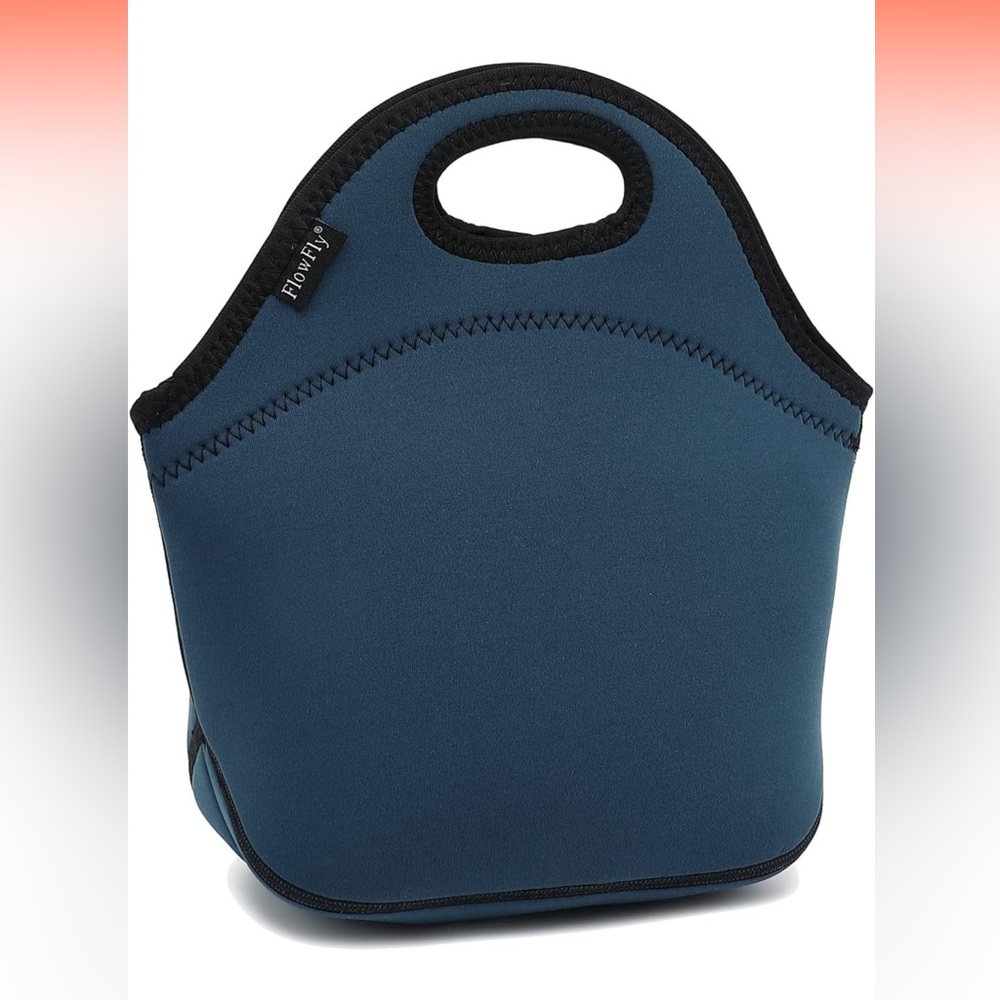 Blue Neoprene Tote Bag